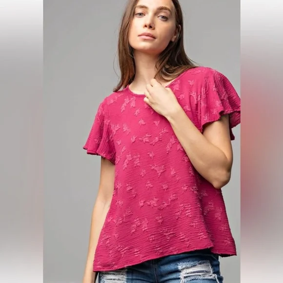 170 1 left ❤️Easel TEXTURED LOOSE FIT TOP AND SHORTS
-MATCHING SET - Picture 2 of 6